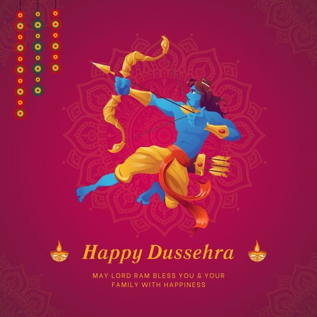 May this Dusshera burn all your worries with the burning of Ravana. May the  day bring you good fortune and success today and forever! Happy Dussehra  to