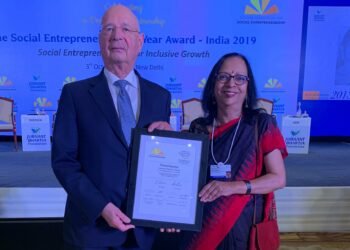 Prema Gopalan honored with prestigious Social Entrepreneur of the Year – India Award 2018 