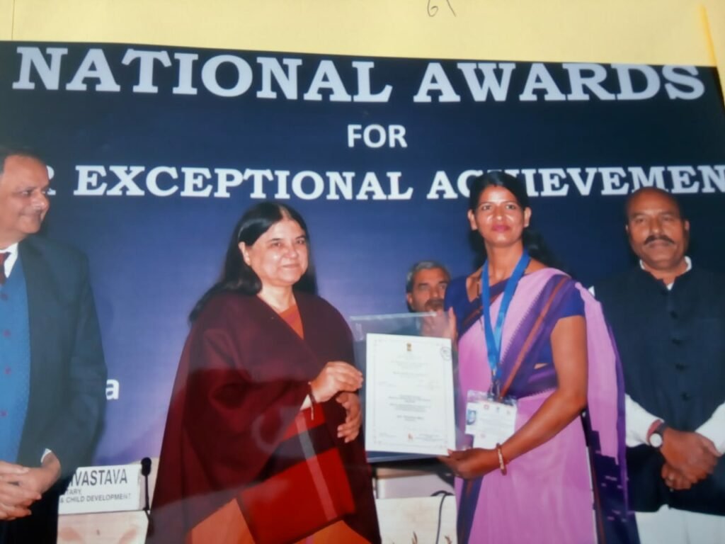 Hindustan Zinc Nand Ghar Anganwadi workers received the Award for their ...