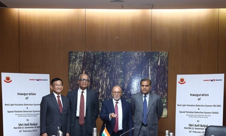 Hon’ble LG Delhi, Anil Baijal launching the project.