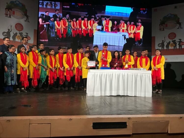 National Level Winners of the Toyota Safety Education Programe held at New Delhi