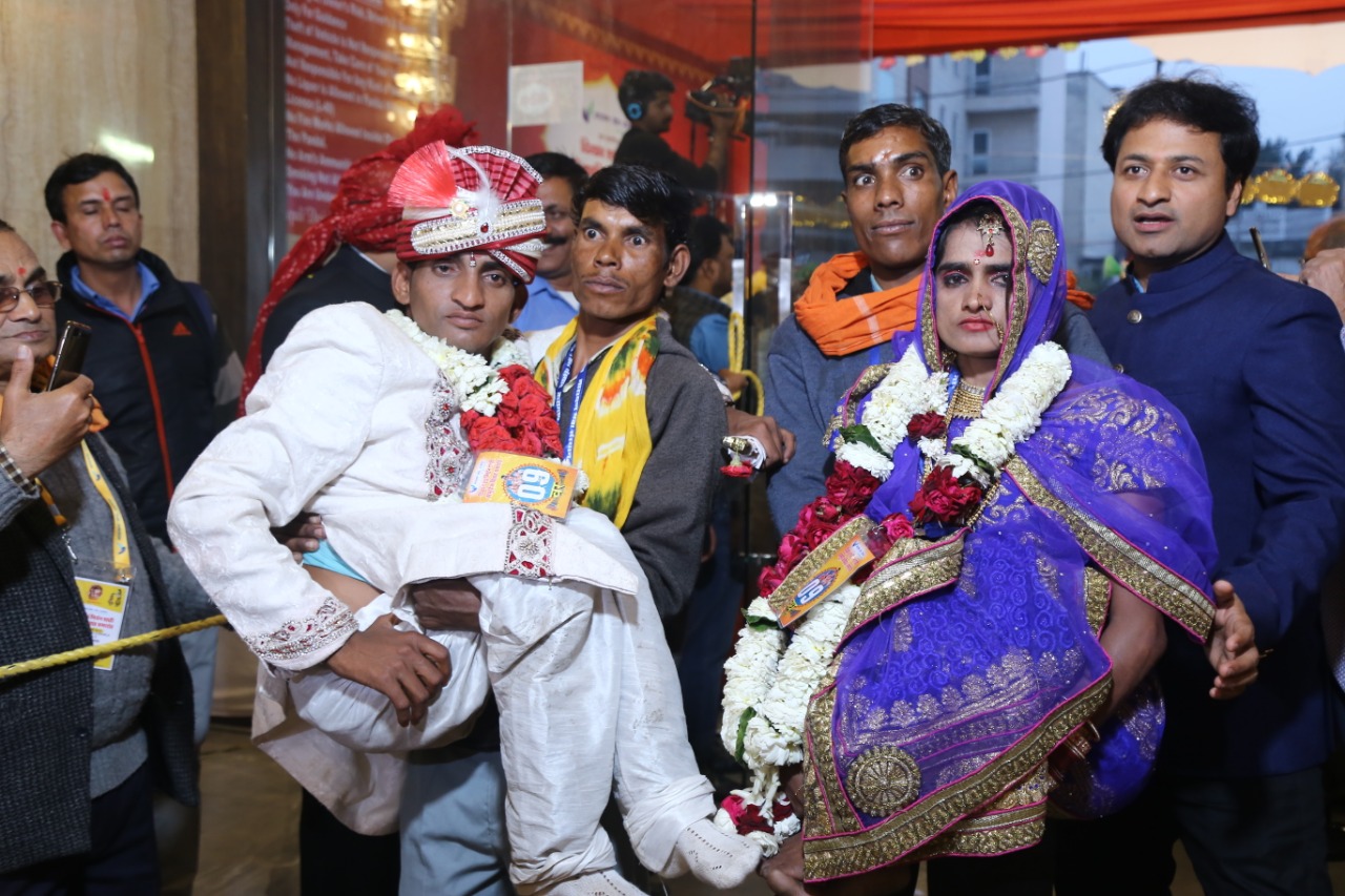 Royal Mass Wedding of Specially Abled & Underprivileged Couples in Delhi 1 India CSR