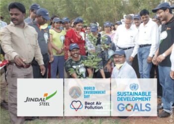 Jindal steel plants 200 fruit-bearing saplings