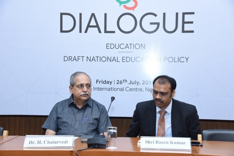 Dr. Harivansh Chaturvedi, Director at the Birla Institute of Management Technology (BIMTECH) and Rusen Kumar, Founder, India CSR Network