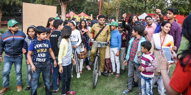 Letter writing event for children organised in Delhi 1 India CSR