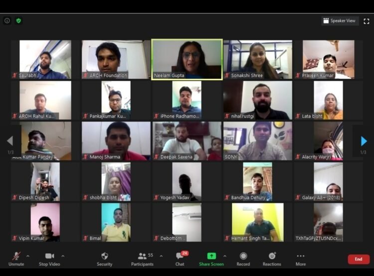AROH FOUNDATION webinar youth skill