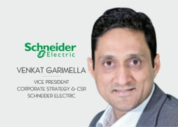 Venkat Garimella, Vice President of Corporate Strategy & CSR, Schneider Electric at India CSR Network