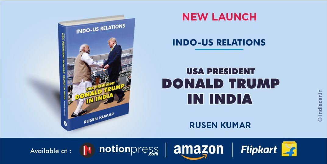 Book On Indo-US Relations: US President Donald J. Trump In India ...