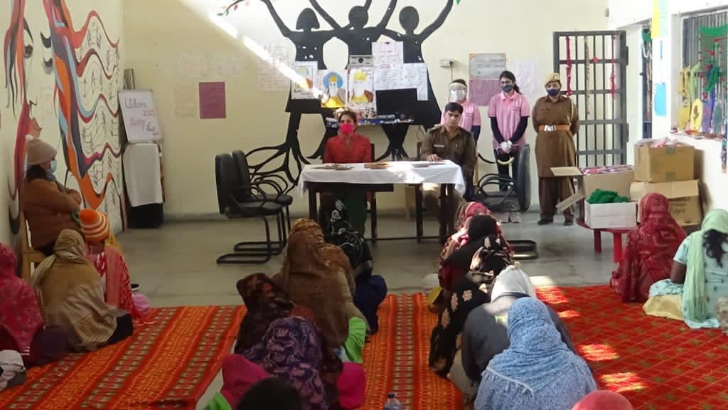 CSR Distribution of over 864 sanitary pads to 60 Neemka District Jail