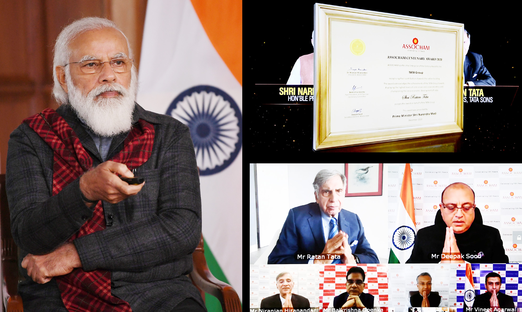 Country is With the Enterprise and Wealth Creators, Says PM Modi 1 The Prime Minister, Shri Narendra Modi delivering the keynote address at the ASSOCHAM Foundation Week 2020, via video conferencing, in New Delhi on December 19, 2020.