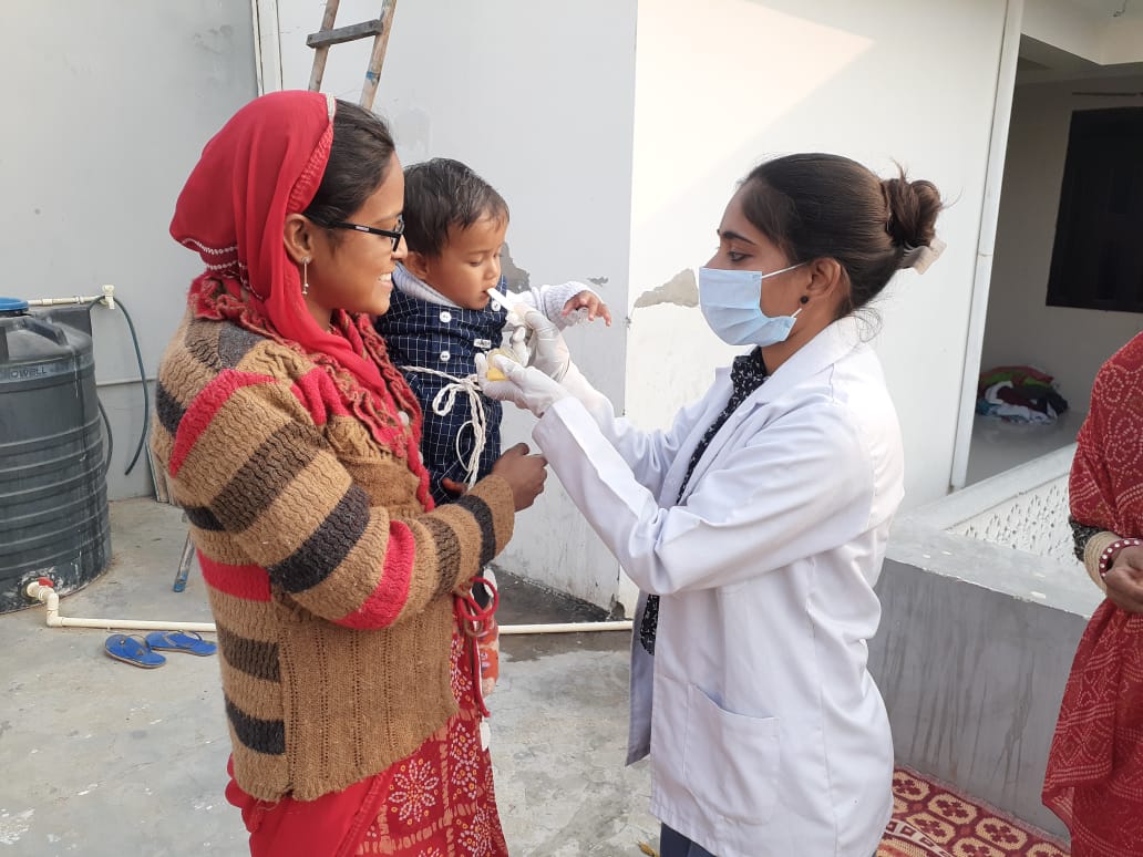 Pushya Nakshtra Community Health Program at Jayoti Vidyapeeth Women's University 1 India CSR