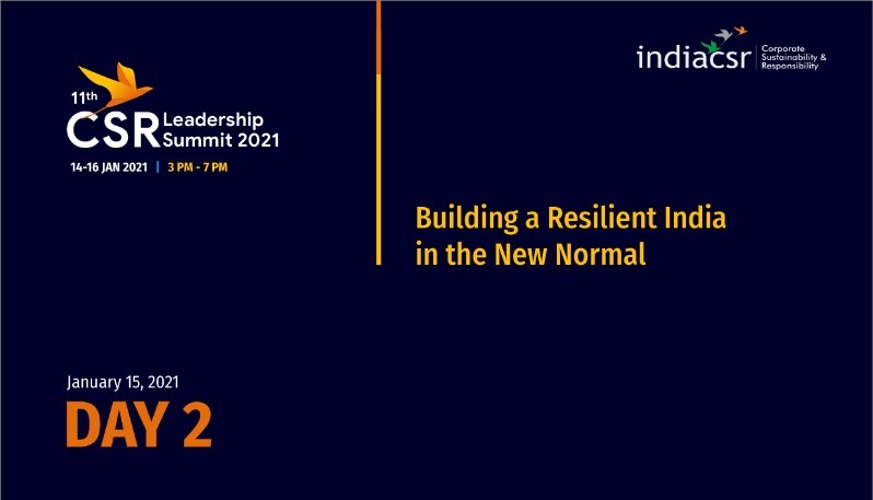 Day 2 at 11th CSR Leadership Summit: Leaders to discuss livelihood, skilling, employment, education and entrepreneurship 1 day 2 at 11th CSR Leadership Summit