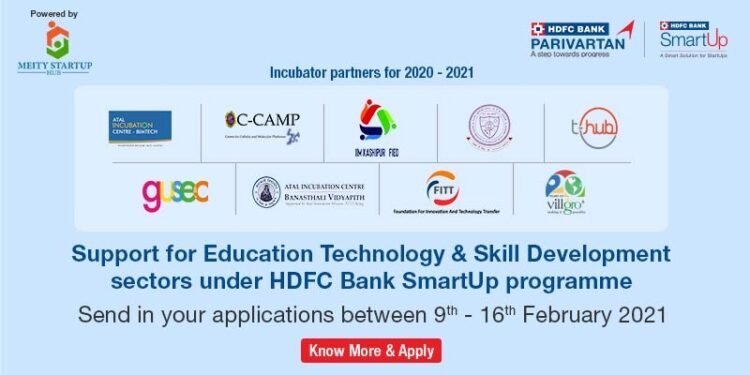 SmartUp Grant by HDFC