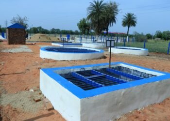 How a civil society organization sets up a treatment pond to recycle & reuse 40K L of waste water per day in Punjab