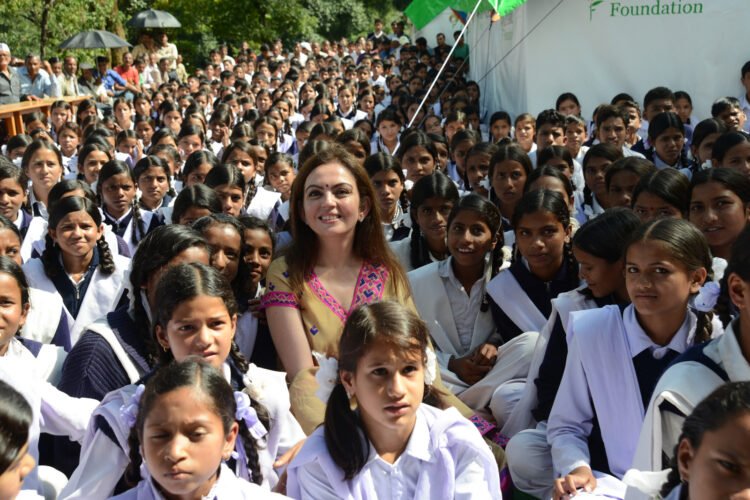 File Picture - Smt Nita M Ambani, Founder & Chairperson, Reliance Foundation, visit to Uttarakhand