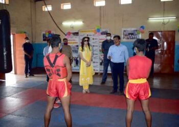 Give your best always, says Shallu Jindal to Wushu players of Barbil