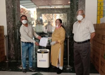 Bhagwan Mahaveer Cancer Hospital donates 50 50 oxygen concentrators to Govt.
