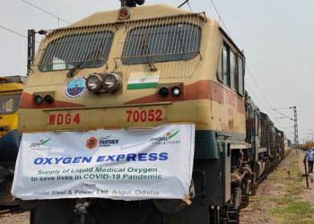 JSPL’s Angul Plant supplying every day 100 tonnes of Liquid Medical Oxygen across India to fight Covid-19 pandemic