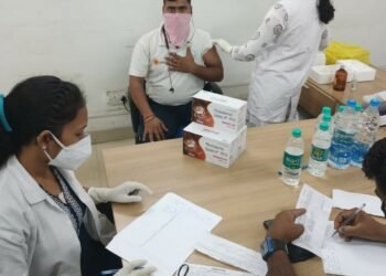 JSPL organises COVID-19 Vaccination Drive for its Employees and Workforce and their families at Angul