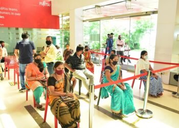 Fujitsu Consulting prioritizes frontline staff and dependents during Vaccination Drive