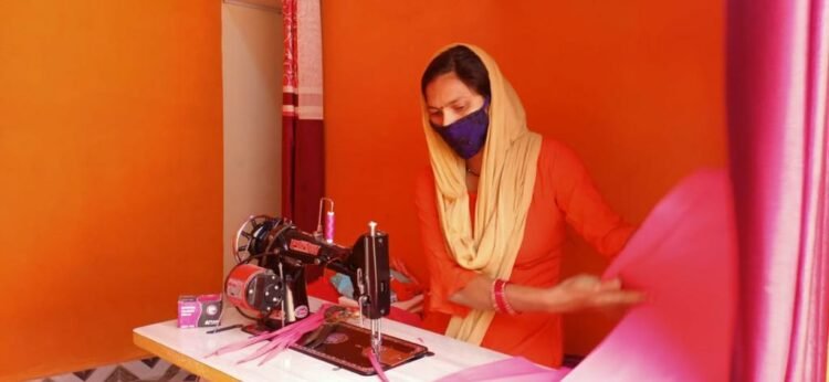 Mask making by a SHG member.