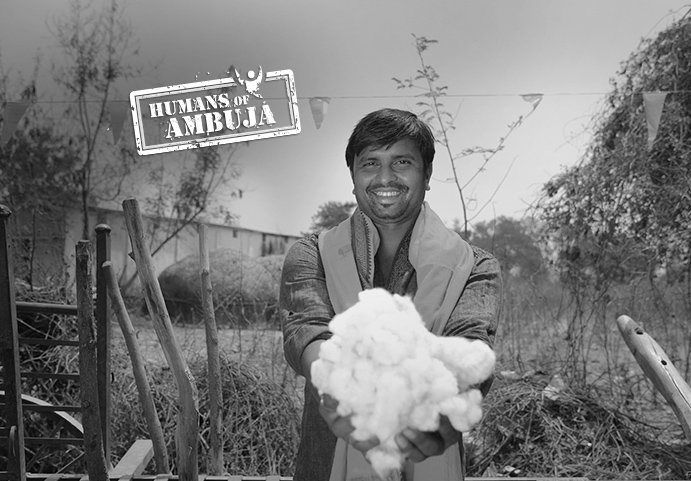 A 31 years old cotton farmer at Village Panchgaon, Chandrapur, Maharastra.
Picture Source: Ambuja Cement Foundation