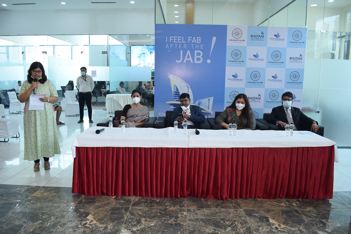 Bhutani Grandthum Organises Free Covid Vaccination Camp 1 India CSR