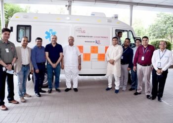 CSR: LG Electronics contributes Ambulances to Kailash Hospital