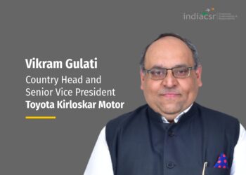 India CSR Leadership interview with Vikram Gulati, Country Head, Toyota Kirloskar Motor