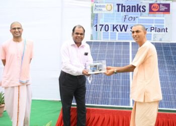 CSR: AU Bank installs solar power grid at Akshay Patra Mega Kitchen