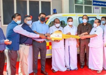 CSR: Muthoot Finance donates ambulance to IGCH Hospital, Kadavanthra