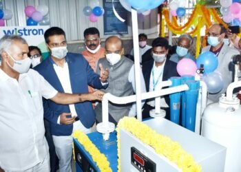 Oxygen Generator Plant Inaugurated at Malur Govt Hospital under Wistron WeCare CSR program