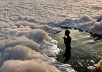 Geocycle Bubble Barrier stops 500 tonnes of plastic waste from entering the Yamuna River