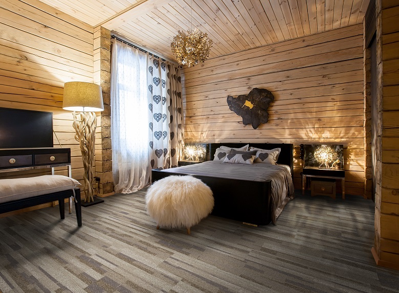 wooden house interior