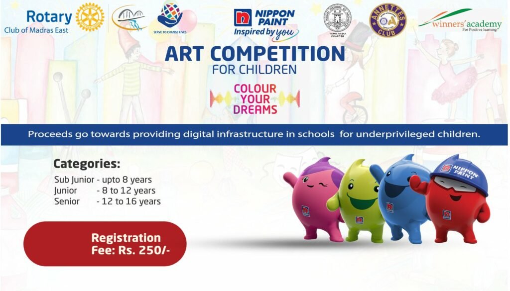 PAN-India Art Competition for schoolchildren by Nippon Paint 2 India CSR