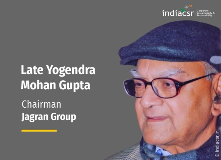 Late Yogendra Mohan, Chairman, Jagran Group - July 21, 1936 - October 15, 2021