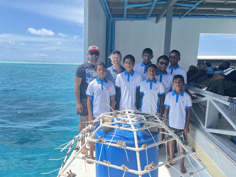Only Earth & Reefscapers: An initiative to restore coral reefs in the Maldives 1 India CSR