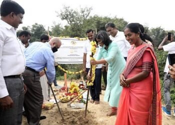 CSR of Continental India constructs check dams in Anekal Taluk at Bengaluru