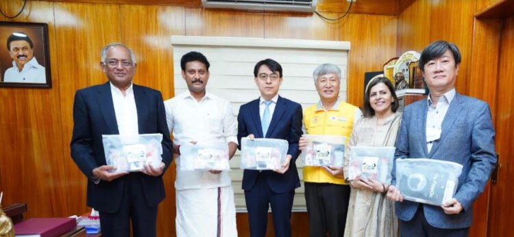 Korean Consulate, Community and Goodwill Envoy Donates 4,000 Kits to Tamil Nadu Govt. Schools