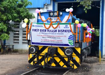 BALCO Dispatches its first fly-ash rake for ‘Green’ Cement Manufacturing