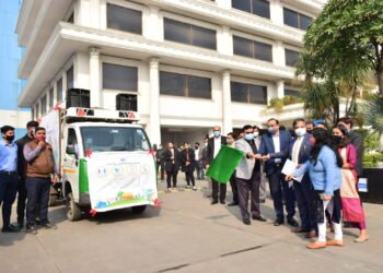 CSR: Tata Steel Community Awareness Campaign on COVID-19 in Sahibabad