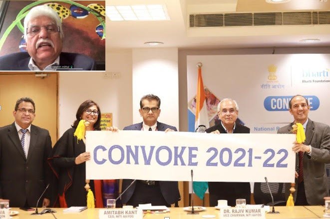 NITI Aayog and Bharti Foundation announce the launch of ‘Convoke 2021-22’