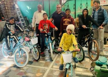 CSR: Beetle Bikes Bring a Smile to Children at Angel Home NGO