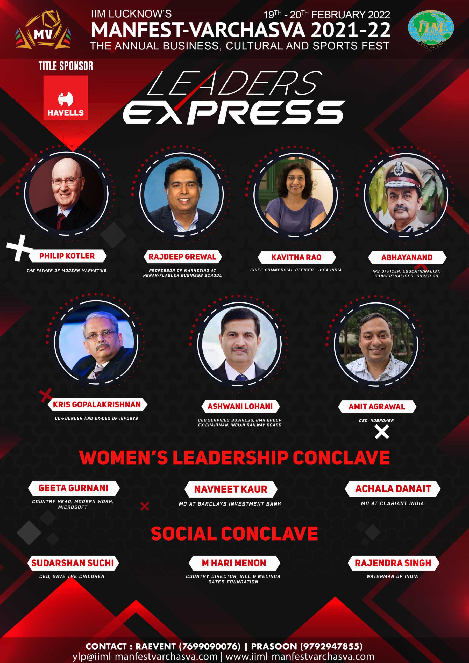 Manfest-Varchasva, IIM Lucknow’s Annual Business, Cultural and Sports fest 1 India CSR