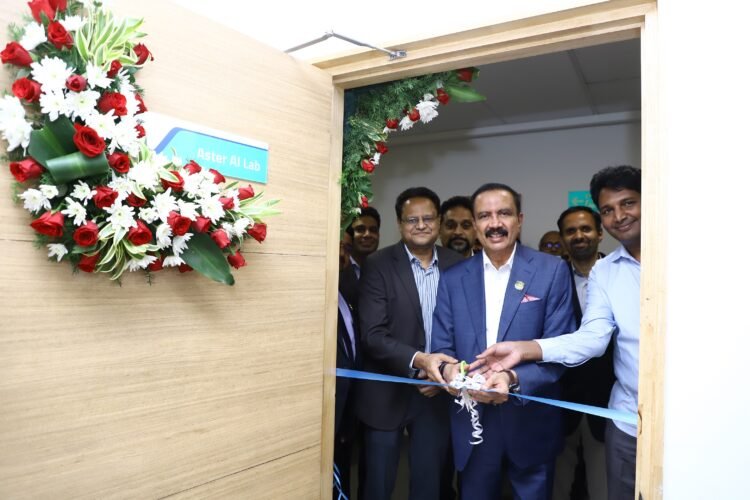 Dr. Azad Moopen, Founder Chairman and Managing Director, Aster DM Healthcare at the launch of Aster AI lab