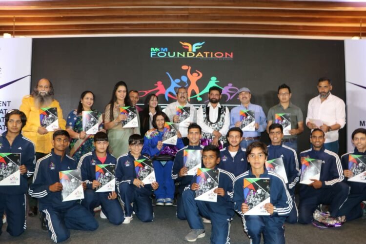 CSR M3M Foundation awards Lakshya scholarships to emerging players. Photo: India CSR