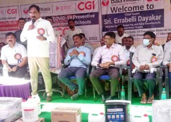 CSR: CGI provides hygiene material to govt schools in Palakurthy