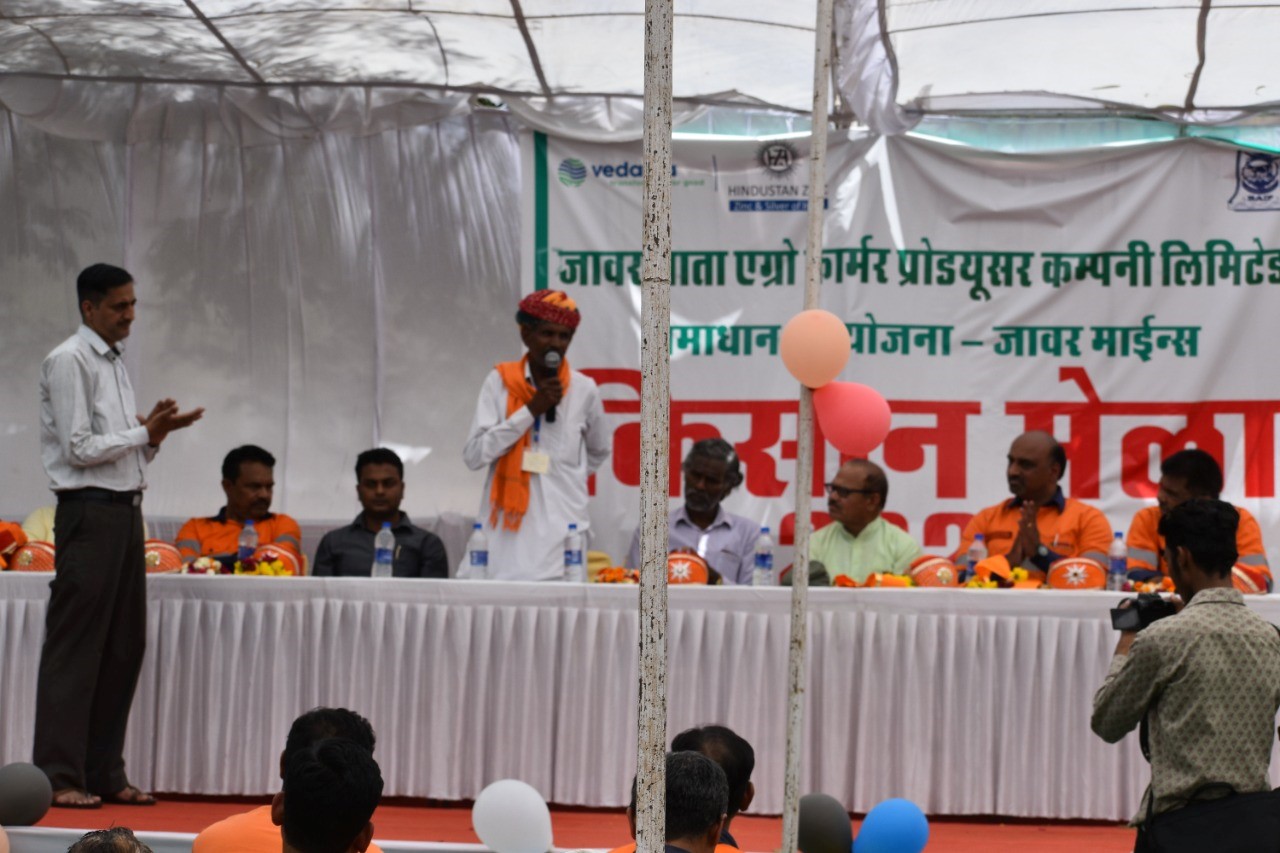सीएसआरः हिन्दुस्तान जिंक जावर माइंस द्वारा किसान मेले का आयोजन 1 India CSR