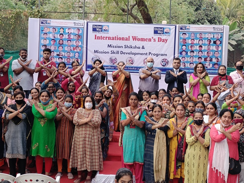 United Way of Baroda Celebrates IWD celebration with the Single Mothers affected in COVID-19 Pandemic 1 India CSR