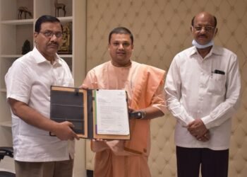 CSR: Aurobindo Pharma Signs MoU with Hare Krishna Movement Charitable Foundation (HKMCF) to construct a new kitchen at Kakinada